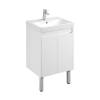 Тумба-умывальник Aquaton Сканди Doors 45 Белый 1A278701SD010 с раковиной Адриана 45 1WH501630 фото 4