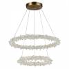 Люстра подвесная ST Luce Lucchero SL6105.203.02 Золотистый/Прозрачный LED 1*80W 3000 - 6500K