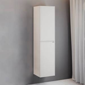 Шкаф-пенал Comforty Мадрид 40 00-00017855 подвесной, серый шелк