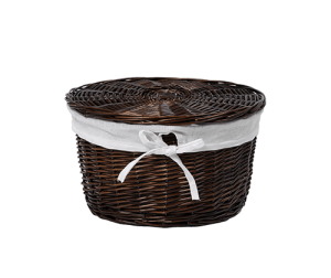 Корзина для белья Wasserkraft Donau WB-530-L с крышкой, коричневый
