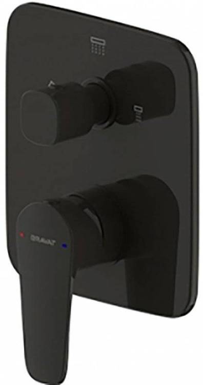 Смеситель для ванны с душем Bravat Source PB8173218BW-3-ENG черный