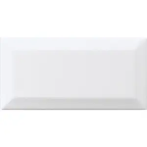 Керамическая плитка Adex Neri ADNE2019 Biselado Pb Blanco Z 7.5x15