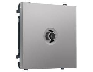 Комплект механизма TV розетки оконечной Ambrella Volt Sigma MS513010 сталь матовый