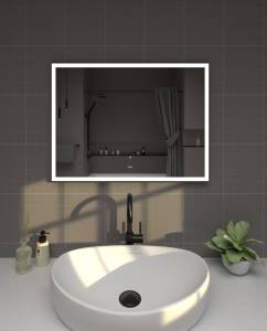 Зеркало Sintesi Armadio black 100 SIN-SPEC-ARMADIO-black-100 с LED-подсветкой 1000x700