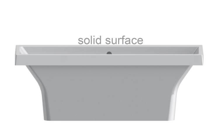 Ванна из искусственного камня Астра-Форм Капри 180x79.9 Solid Surface, белая матовая