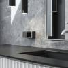 Розетка 1-местная с заземлением, шторками и крышкой Werkel Gallant W5071234 черный с серебром фото 4