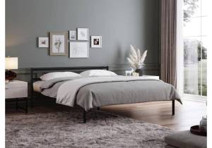 Кровать полутораспальная Woodville Фади 491586 140х200 черная