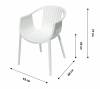 Стул Garden Story Эскалейт PP0004WPб белый фото 6