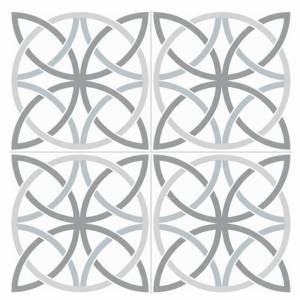 Керамогранит Niceker Chic NKR_CH_B_WH_DP Bosham White 45.2x45.2