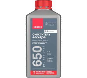 Очиститель фасадов раствор моющий Neomid 650 концентрат 1:1 1 кг