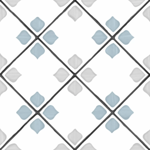 Керамогранит Harmony Tanger Silver Rhomb R9 12.3x12.3
