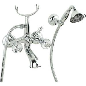 Смеситель для ванны Migliore Korona Crystal 27307 хром