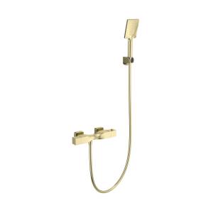 Смеситель для душа Wonzon & Woghand WW-B2025-A-BG термостатический, брашированное золото