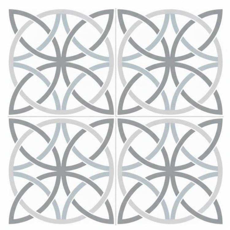 Керамогранит Niceker Chic NKR_CH_B_WH_DP Bosham White 45.2x45.2