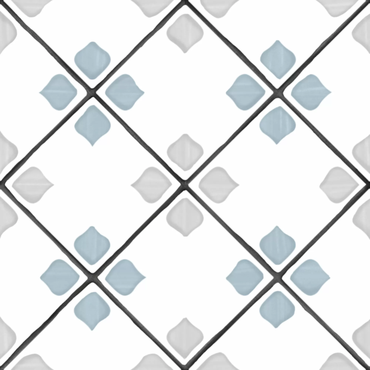 Керамогранит Harmony Tanger Silver Rhomb R9 12.3x12.3