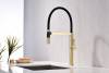 Смеситель для кухни Paulmark Leader Le214101-LG с гибким изливом, светлое золото фото 8