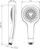 Душевая лейка Lemark LM0815CWhite фото 2