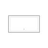 Зеркало Fixsen FX-2080F с LED подсветкой, графит, 80x60 см