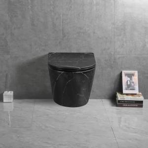 Унитаз подвесной Cerutti Spa Sella CT9531 безободковый, сиденье микролифт, черный матовый
