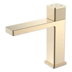 Смеситель для раковины Boheme Quad 159-G сенсорный, золотой