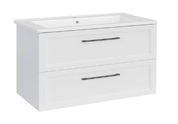 Тумба для комплекта ASB-Mebel 11852 Белмонти 85 Софт белый подвесная