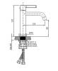 Смеситель для раковины Vincea Villa (Вилла) VBF-1VL1BC брашированная медь фото 3