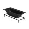 Акриловая ванна Corpa Nera Bellini CN05032BLM 180x80  с каркасом фото 3