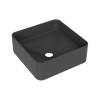 Раковина Aqueduto Espiral ESP0340 37x37, черный матовый