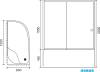 Душевой уголок Royal Bath RB 8120BK-T-L фото 7