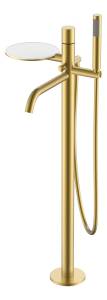 Смеситель для ванны Boheme Stick 129-MG напольный, Matt Gold Dimond