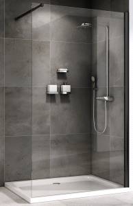 Душевая перегородка Abber Immer Offen AG61120B8 Черный