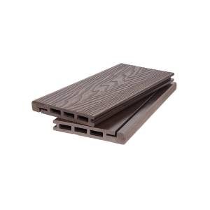 Доска для обрамления Polivan Group Singaraja 3D Wood Brushing Темно-коричневый ДПК 5800x140x20