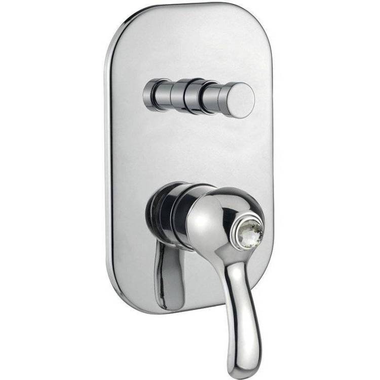 Смеситель для ванны Migliore Lem Swarovski 18886 с внутренней частью, хром