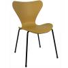 Стул Bradex Home Seven FR 0423, горчичный с черными ножками