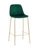 Набор из 2 барных стульев Stool Group Валенсия SN OS-001B HLR-56 gl X2 зеленый, золотые ножки фото 2