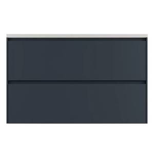 Тумба с раковиной Style Line Лима 90 подвесная, графит