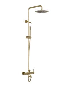Душевая стойка Floracio Тьюб (Tube) F.30111.GD золото