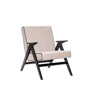 Кресло Мебельимпекс Вест 2000026681335 Венге/Verona Vanilla, кант Verona Antrazite Grey