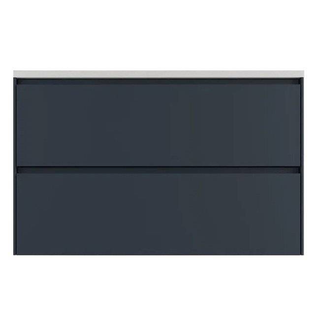 Тумба с раковиной Style Line Лима 90 подвесная, графит