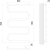 Полотенцесушитель Terminus Ш-обр. электро 60x80, электрический фото 4