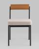 Набор из 2 барных стульев Stool Group Балла FDC9939 sDC6095-4+b270-28 X2 бежевый, коричневая экокожа фото 5