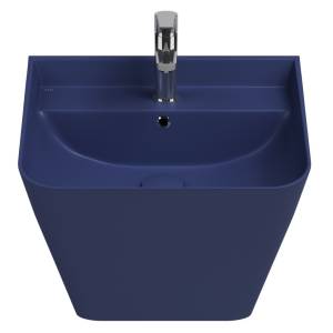 Раковина Isvea Sott'Aqua 10SQ37002SV-2Z 50 см, синяя матовая