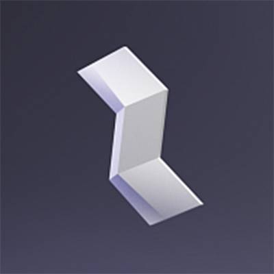 Дизайнерская панель Artpole E-0039 MERCURY PLATINUM МАТ 14.5x2.2x25