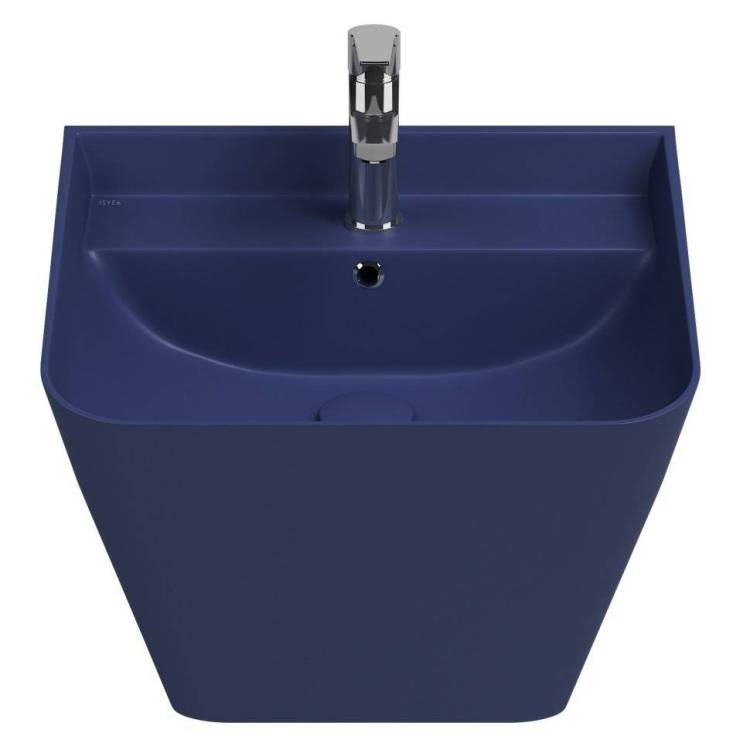 Раковина Isvea Sott'Aqua 10SQ37002SV-2Z 50 см, синяя матовая