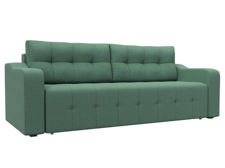Прямой диван Лига Диванов Лиссабон 123333 амур зеленый