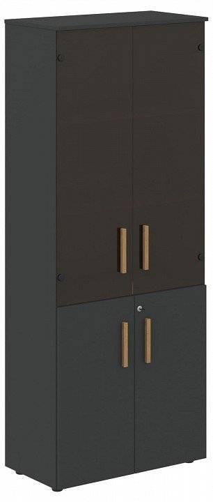 Шкаф-витрина Skyland Forta 00-07088298 Черный графит