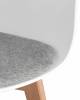 Кресло Stool Group Libra 8320F WHITE+LIGHT GREY деревян. ножки фото 5