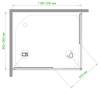 Душевой уголок Royal Bath HPD RB 1120 HPD-C 120x100 фото 4