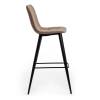 Стул барный Tetchair Chilly (mod.7095б) 19637 бежевый, черный фото 2