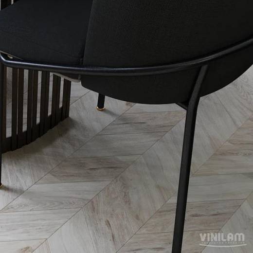 LVT Ламинат Vinilam Parquet Chevron Glue 2.5/42 4V RI4777CL7 Шеврон Бриссак 690x115
